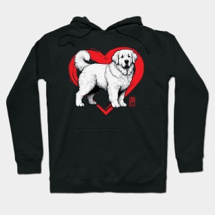 I Love My Kuvasz - I Love my dog - Protective dog Hoodie